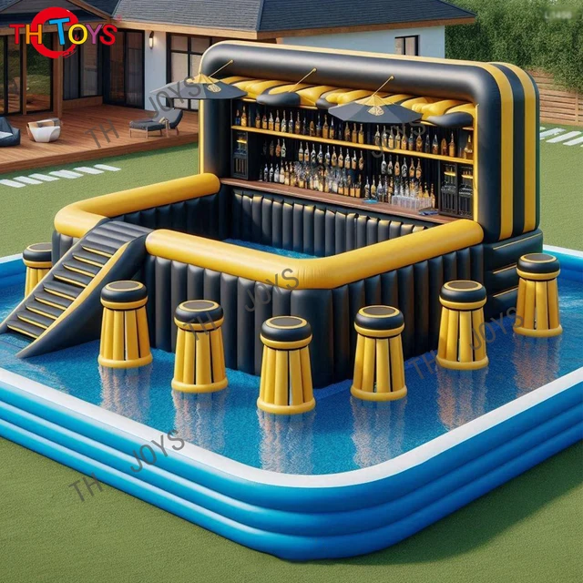 An application scenario or product detail of inflatable pool bar for adults - Image 18