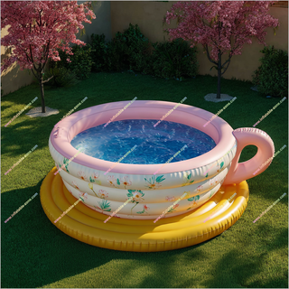 An application scenario or product detail of inflatable teacup pool - Image 6