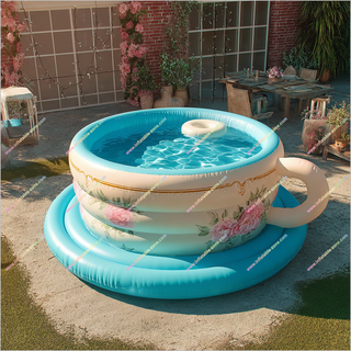An application scenario or product detail of inflatable teacup pool - Image 14