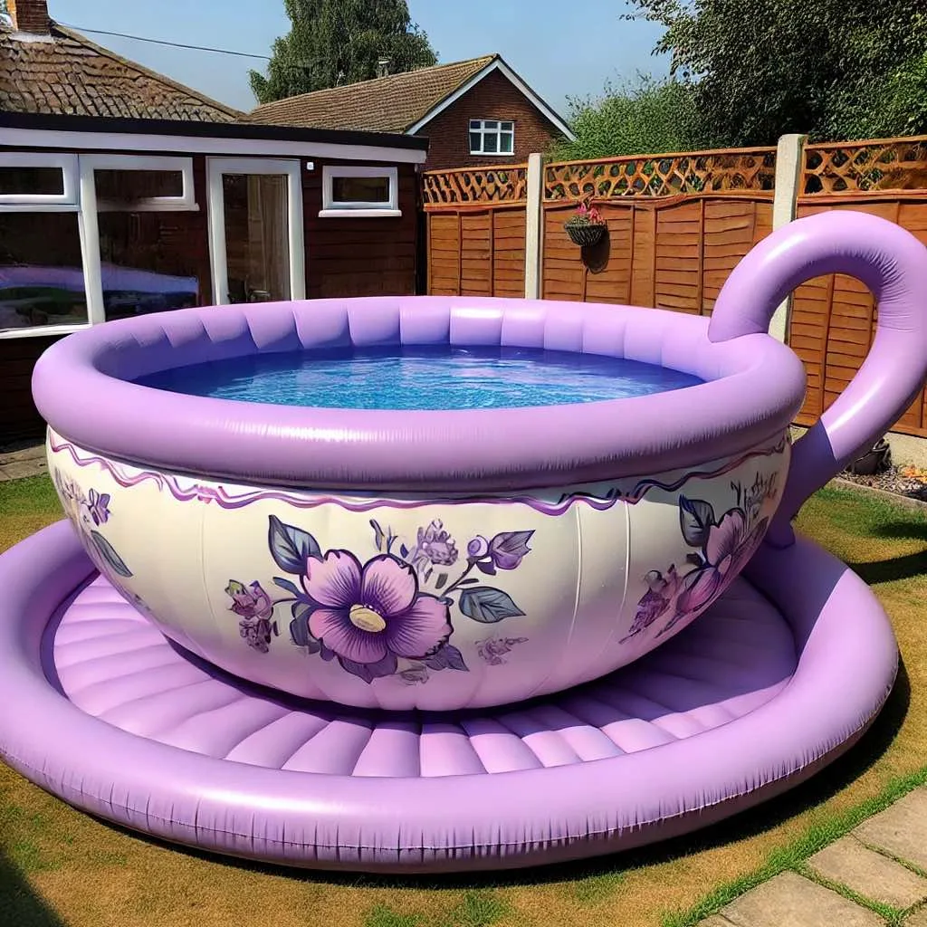 An application scenario or product detail of inflatable teacup pool - Image 18