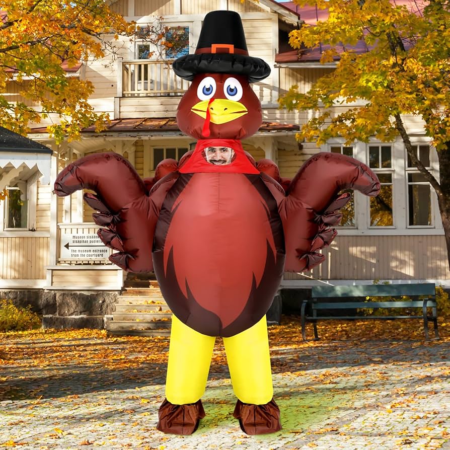 An application scenario or product detail of inflatable turkey costume - Image 8