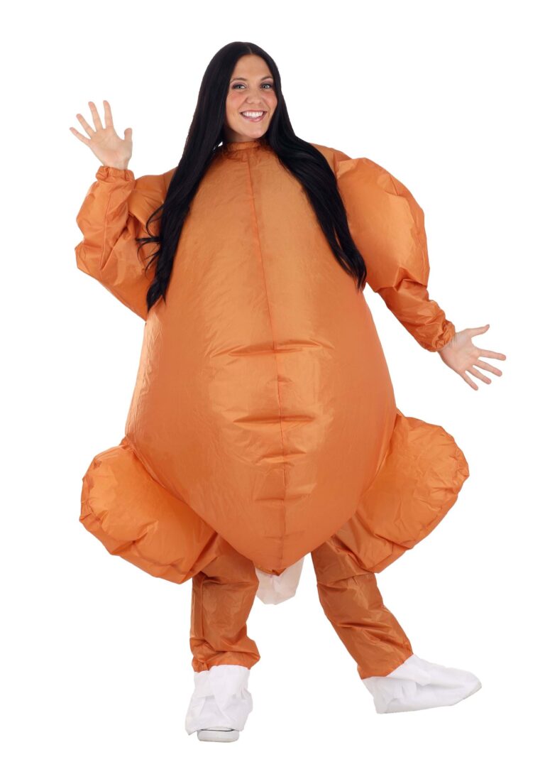 Featured image for the inflatable turkey costume guide