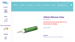 Lumi-O - 300ml Silicone Tube