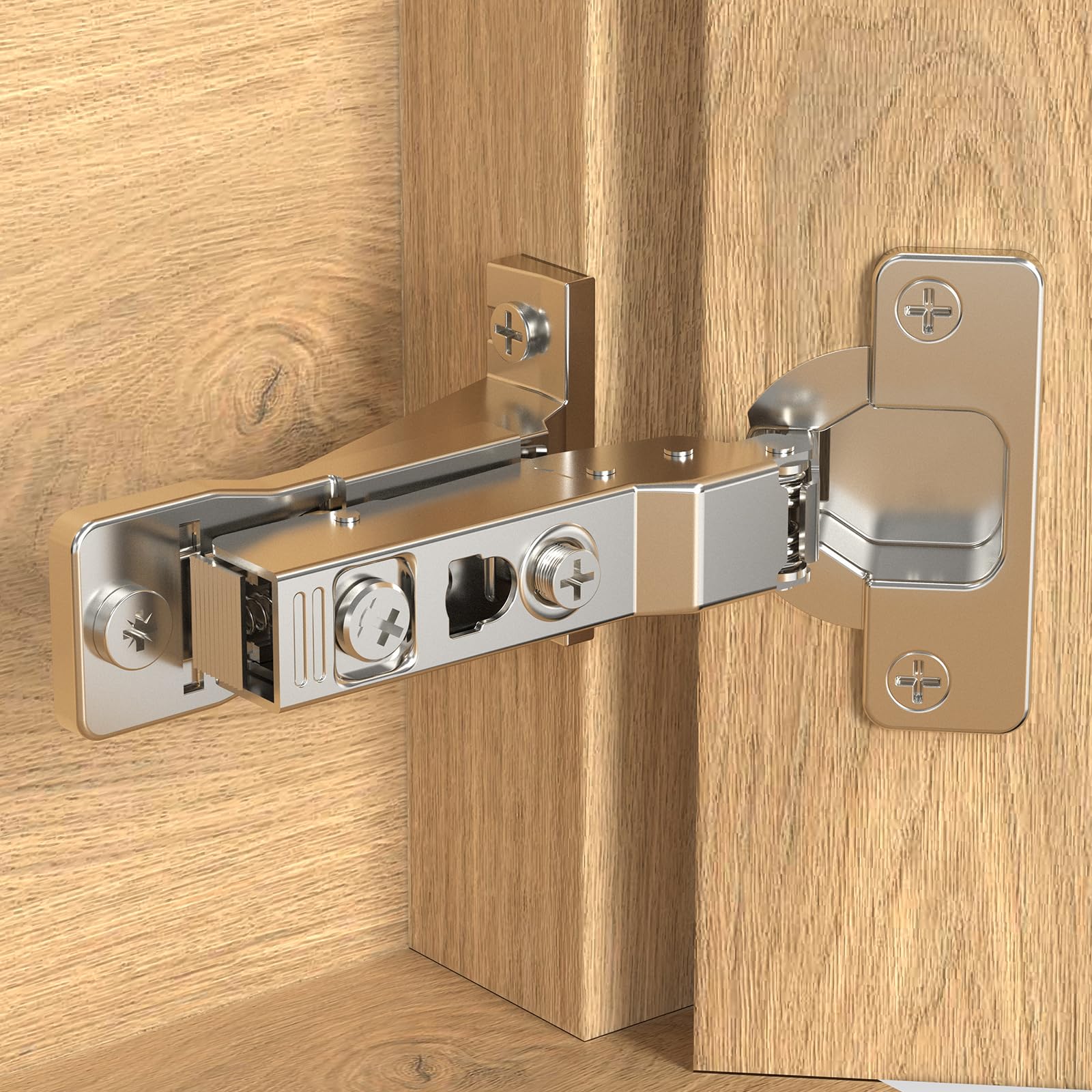 An application scenario or product detail of inset cabinet door hinges concealed - Image 1