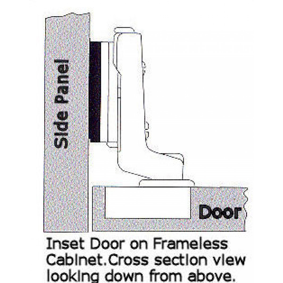 An application scenario or product detail of inset cabinet door hinges concealed - Image 16