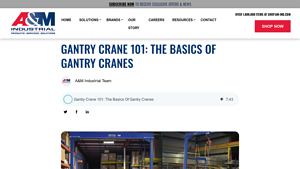 AM Industries - Gantry Cranes