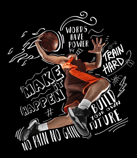 An application scenario or product detail of inspirational basketball quotes - Image 5