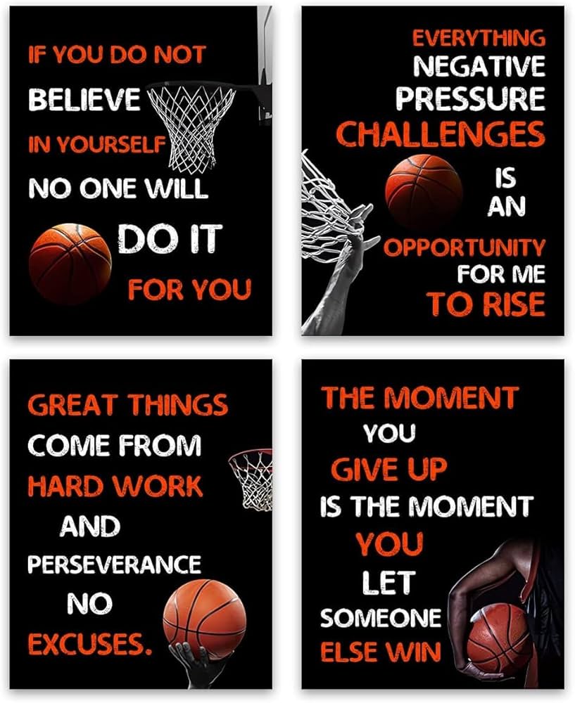An application scenario or product detail of inspirational basketball quotes - Image 14