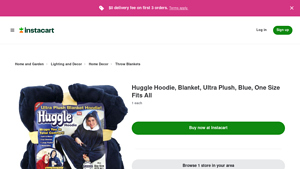 Huggle - Ultra Plush Hoodie Blanket