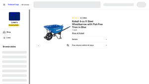 Kobalt - 6-cu ft Steel Wheelbarrow
