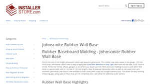 Johnsonite - Rubber Wall Base Molding