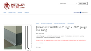 Johnsonite - Wall Base 6