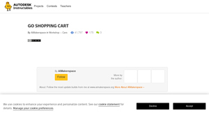 Instructables - GO Shopping Cart Project