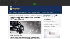 Interpower - NEMA 1-15 Plugs