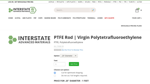 Interstate AM - PTFE Rod
