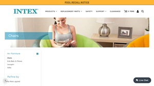 Intex - Transparent Inflatable Lounge Chairs