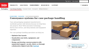 Intralox - Key Products for Case Package Handling
