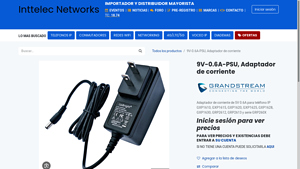 Grandstream - Adaptador de Corriente 9V-0.6A
