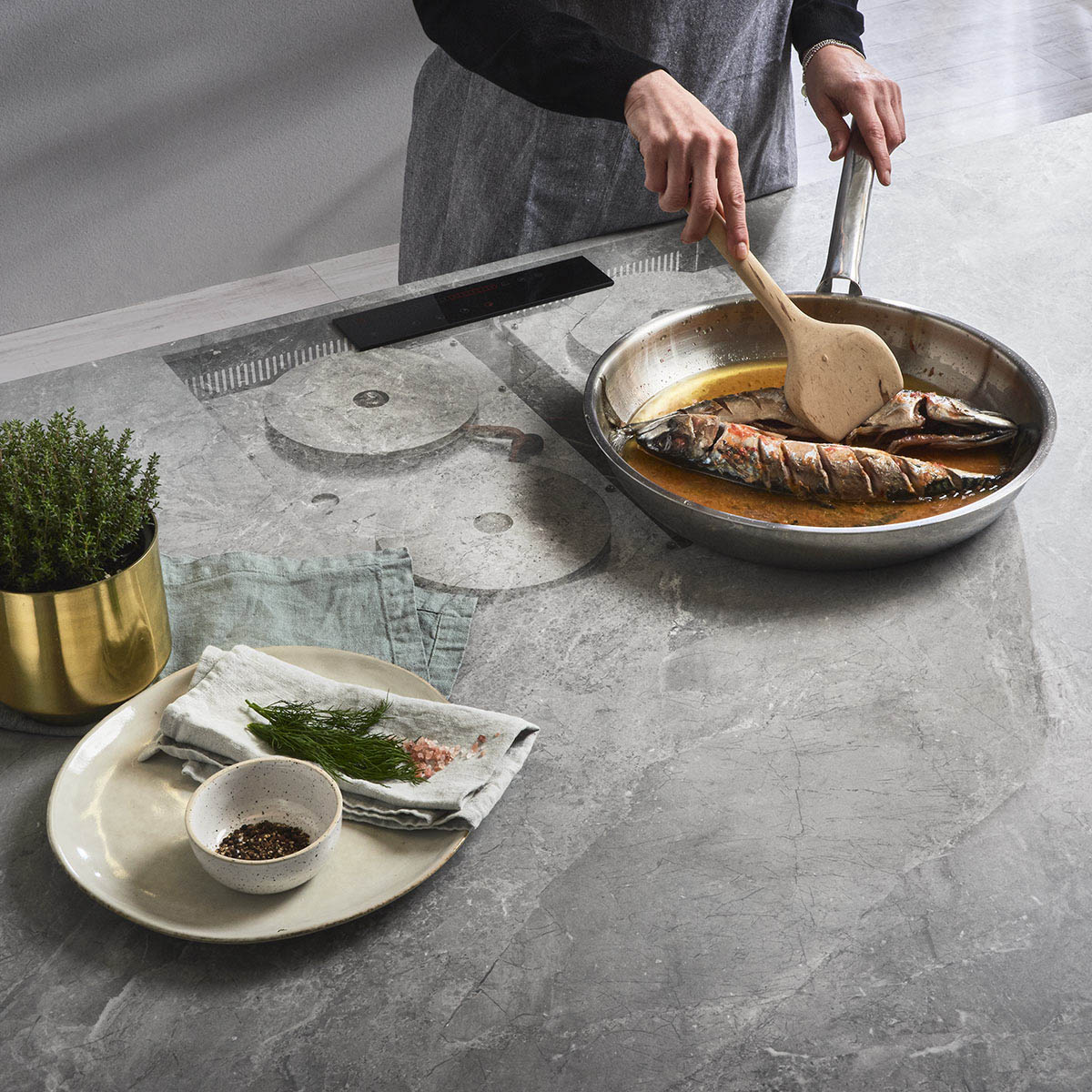 An application scenario or product detail of invisible induction cooktop - Image 16
