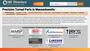 IQS Directory - Precision Turned Parts