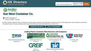 Sun West Container Co. - Plastic Containers
