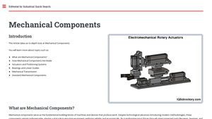 IQS Directory - Mechanical Components