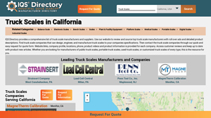 IQS Directory - Truck Scales & Industrial Weighing Solutions