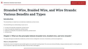 IQS Directory - Stranded & Braided Wire Solutions