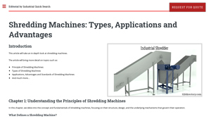 IQS Directory - Shredding Machines