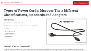 IQS Directory - Power Cords
