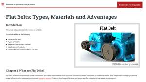 IQS Directory - Flat Belts