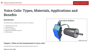 IQS Directory - Voice Coils