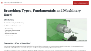 IQS Directory - Broaching Process