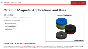 IQS Directory - Ceramic Magnets