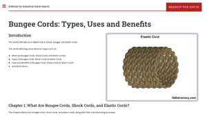 IQS Directory - Bungee Cords