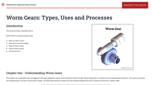 IQS Directory - Worm Gears