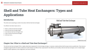 IQS Directory - Shell and Tube Heat Exchangers