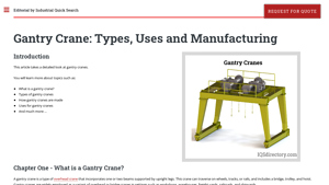 IQS Directory - Gantry Cranes
