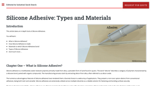 IQS Directory - Silicone Adhesive