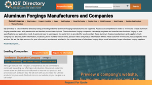 IQS Directory - Aluminum Forgings