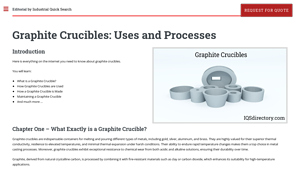 IQS Directory - Graphite Crucibles