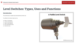 IQS Directory - Level Switches