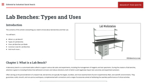 IQS Directory - Lab Benches