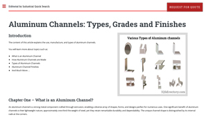 IQS Directory - Aluminum Channels