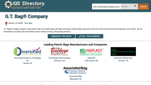 G.T. Bag® Company - Clear Plastic and Reclosable Bags