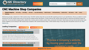 IQS Directory - Precision CNC Machining Services