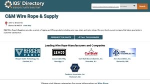 C&M Wire Rope & Supply - Rigging and Lifting Products