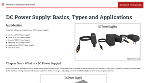 IQS Directory - DC Power Supply Essentials