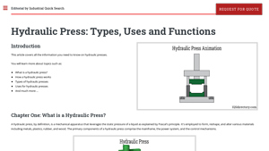 IQS Directory - Hydraulic Press
