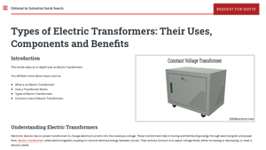 IQS Directory - Electric Transformers